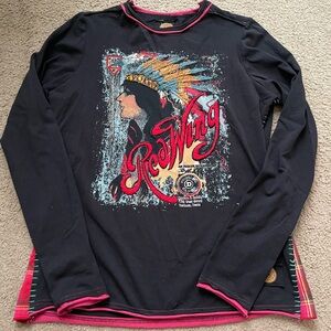 Double d ranch long sleeve size medium